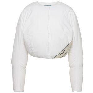 Prada NWT Women's Cropped Cotton Down Jacket
